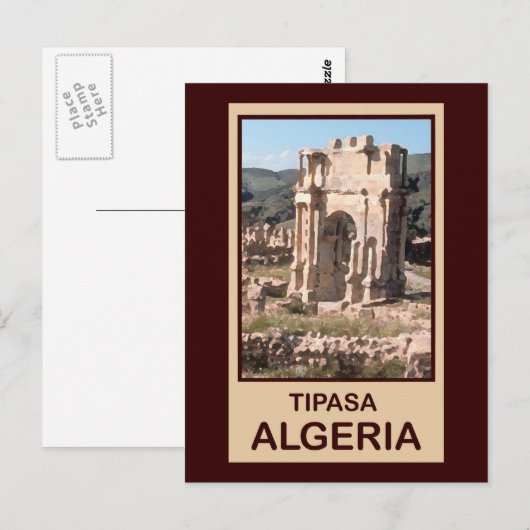 Carte Postale Tipasa Algérie (Devant / Derrière)