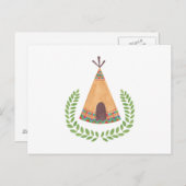 Carte Postale Tipi (Devant / Derrière)