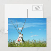 Carte postale Tipi (Devant / Derrière)