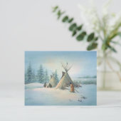 Carte Postale TIPI CAMP SQUAW par SHARON SHARPE (Debout devant)