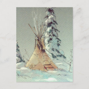 Carte Postale TIPI CHAUDE par SHARON SHARPE