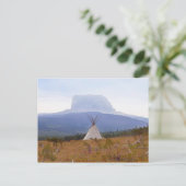 Carte Postale Tipi, Chef Mountain, Parc national des Glaciers (Debout devant)