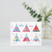 Carte Postale tipi rose (Debout devant)