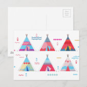 Carte Postale tipi rose (Devant / Derrière)