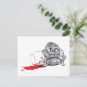 Carte Postale Tipsy Owl - Parti (Debout devant)
