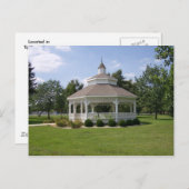 Carte postale - Tipton Indiana Gazebo (Devant / Derrière)
