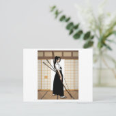 Carte Postale Tir À L'Arc Avec Bow Et Flèche (Debout devant)