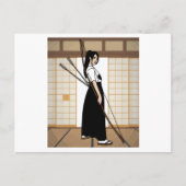 Carte Postale Tir À L'Arc Avec Bow Et Flèche (Devant)