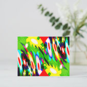 Carte Postale Tir des étoiles art (Debout devant)