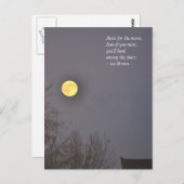 Carte Postale Tir pour la lune (Devant / Derrière)