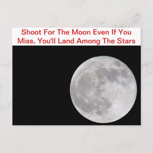 Carte Postale Tir Pour La Lune (Devant)