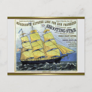 Carte Postale Tir Star Clipper voile