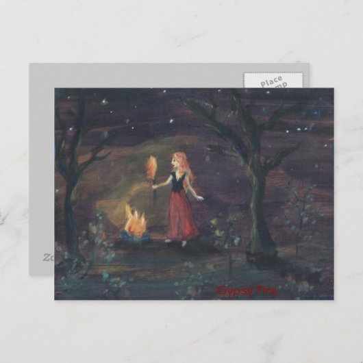 Carte Postale Tir tzigane (Devant / Derrière)