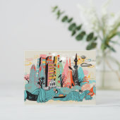 Carte Postale Tirage à la main Tokyo Japon (Debout devant)