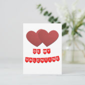 Carte Postale Tirage cardiaque des valentines coupées en papier (Debout devant)