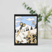 Carte Postale tirage de ciseaux meurtriers (Debout devant)