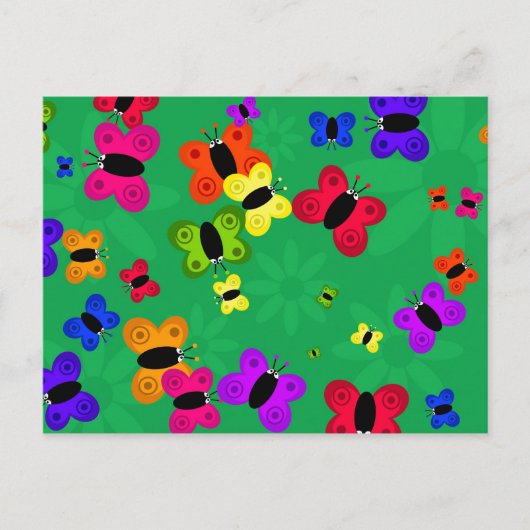 Carte Postale Tirage papillon (Devant)