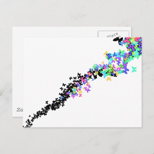 Carte Postale Tirage papillon (Devant / Derrière)