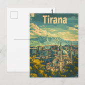 Carte Postale Tirana Vintage (Devant / Derrière)