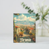 Carte Postale Tirana Vintage (Debout devant)