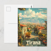 Carte Postale Tirana Vintage (Devant / Derrière)
