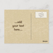 Carte Postale Tire-bouchon (Dos)
