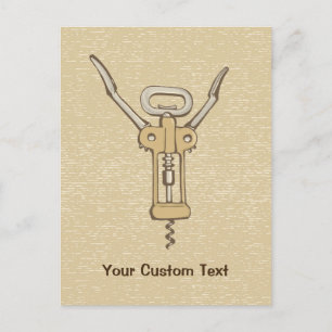 Carte Postale Tire-bouchon