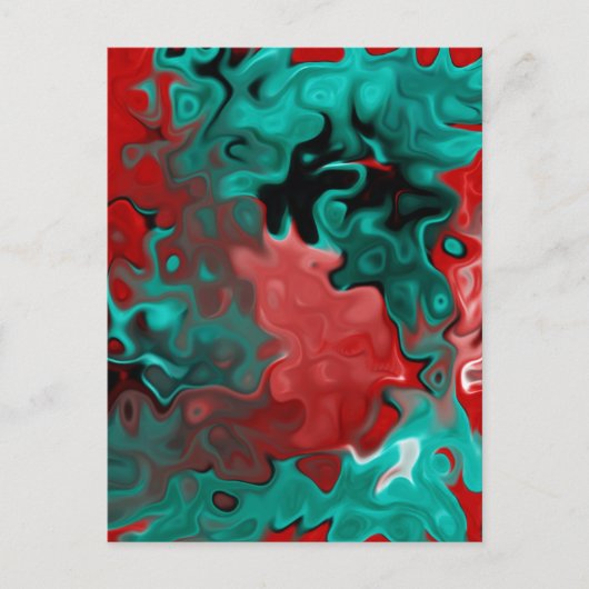 Carte Postale Tiré en Abstrait (Devant)