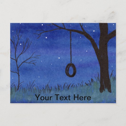 Carte Postale Tire Swing (Devant)