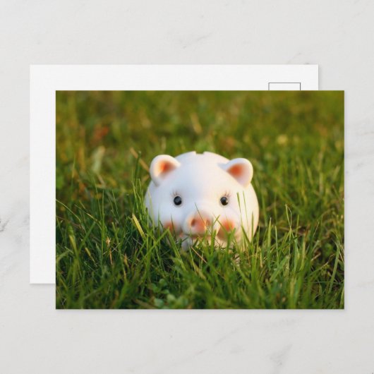 Carte Postale Tirelire (Devant / Derrière)