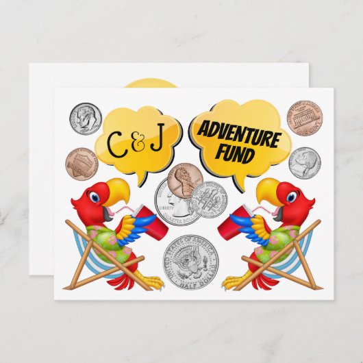 Carte Postale Tirelire (Devant / Derrière)