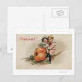 Carte Postale Tirer le Citrouille vers le haut à flanc de collin (Devant / Derrière)