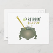 Carte Postale Tirer le pot (Devant / Derrière)