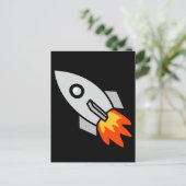 Carte Postale Tirer sur des cadeaux de fusée (Debout devant)