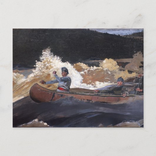 Carte Postale Tirer sur les rapides (Devant)