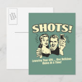 Carte Postale Tirs : Abaissement de votre GPA (Devant / Derrière)