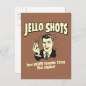 Carte Postale Tirs de Jello : L'autre chose préférée (Devant / Derrière)