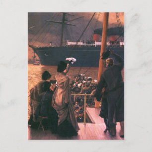 Carte Postale Tissot : Au revoir, sur le Mersey