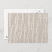 Carte Postale Tissu beige (Devant / Derrière)