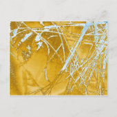 Carte Postale tissu chromé (Devant)