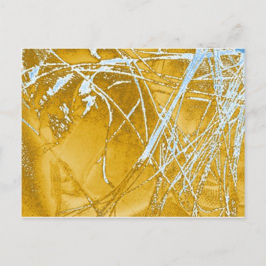 Carte Postale tissu chromé (Devant)