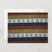 Carte Postale Tissu de boue numéro 1 (Devant / Derrière)