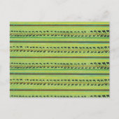 Carte Postale Tissu de coupe japonaise rayé (Devant)