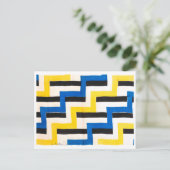 Carte Postale Tissu simultané | Sonia Delaunay | (Debout devant)