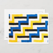 Carte Postale Tissu simultané | Sonia Delaunay | (Devant / Derrière)