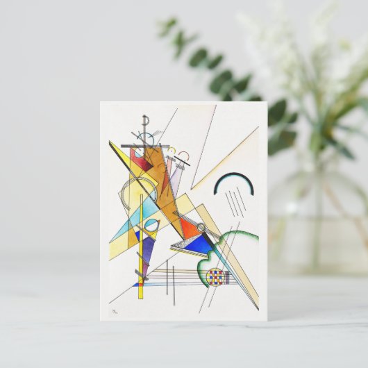 Carte Postale Tissue, W. Kandinsky (Debout devant)