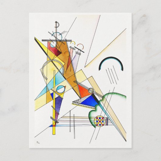 Carte Postale Tissue, W. Kandinsky (Devant)