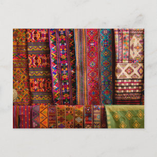 Carte Postale Tissus du Bhoutan à vendre
