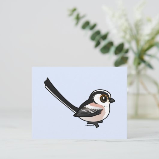 Carte Postale Tit à longue queue (Debout devant)