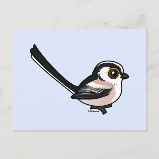 Carte Postale Tit à longue queue (Devant)